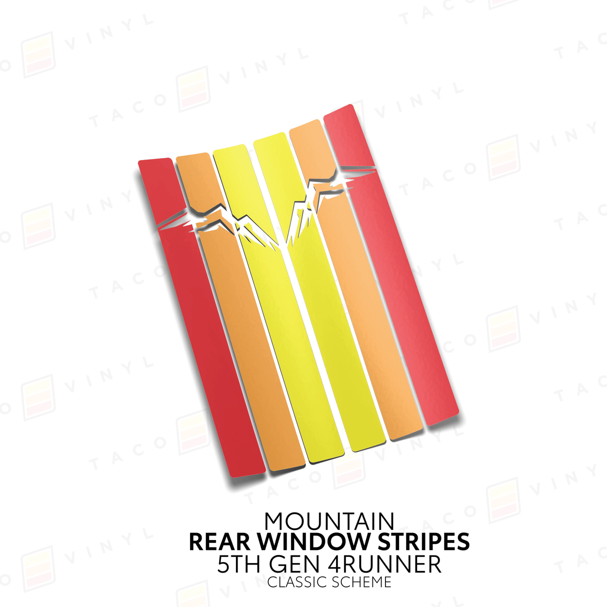 4Runner Rear Window Stripes - Xtrusion Overland