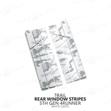 4Runner Rear Window Stripes - Xtrusion Overland