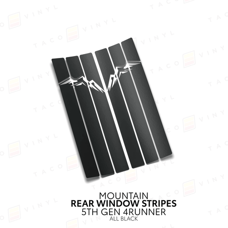 4Runner Rear Window Stripes - Xtrusion Overland