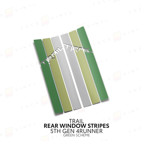 4Runner Rear Window Stripes - Xtrusion Overland
