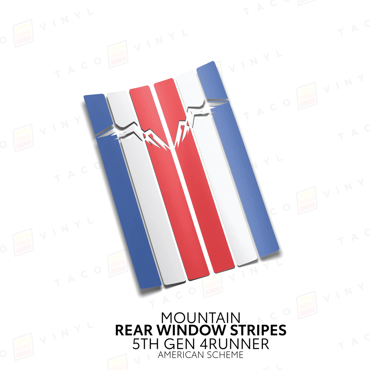 4Runner Rear Window Stripes - Xtrusion Overland
