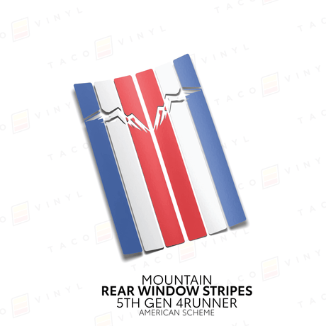 4Runner Rear Window Stripes - Xtrusion Overland