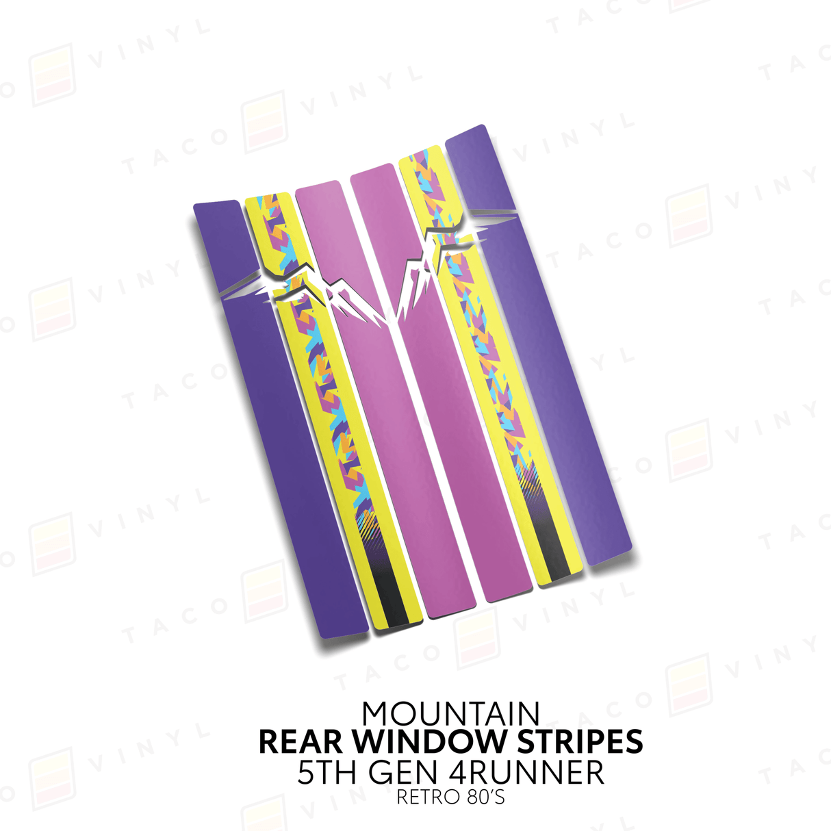 4Runner Rear Window Stripes - Xtrusion Overland