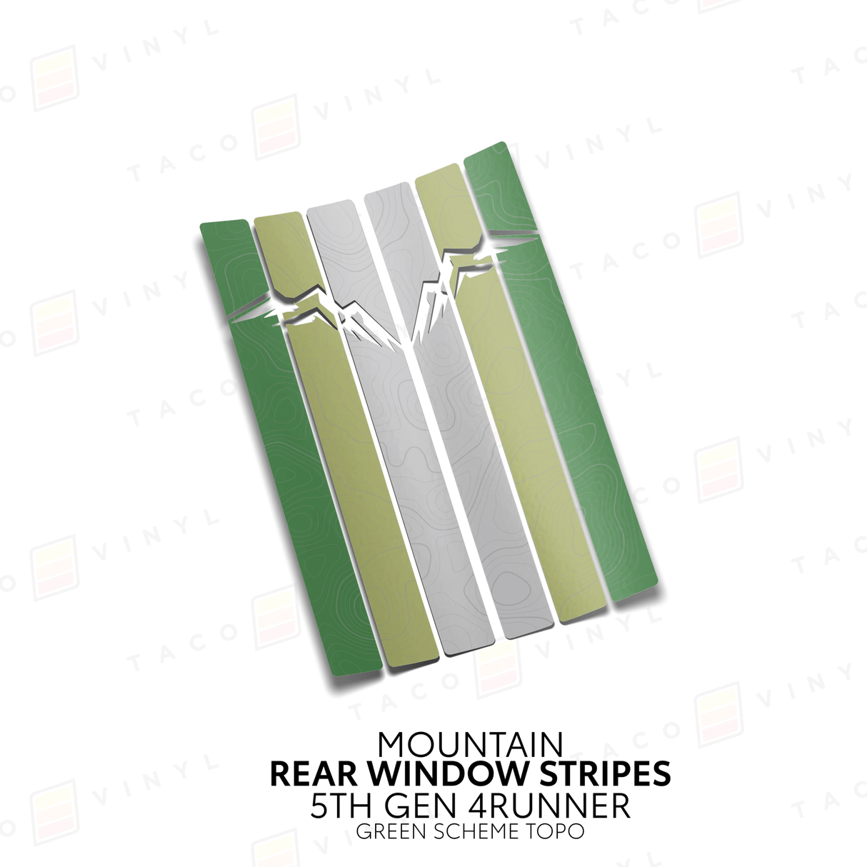 4Runner Rear Window Stripes - Xtrusion Overland