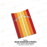 4Runner Rear Window Stripes - Xtrusion Overland