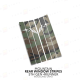 4Runner Rear Window Stripes - Xtrusion Overland