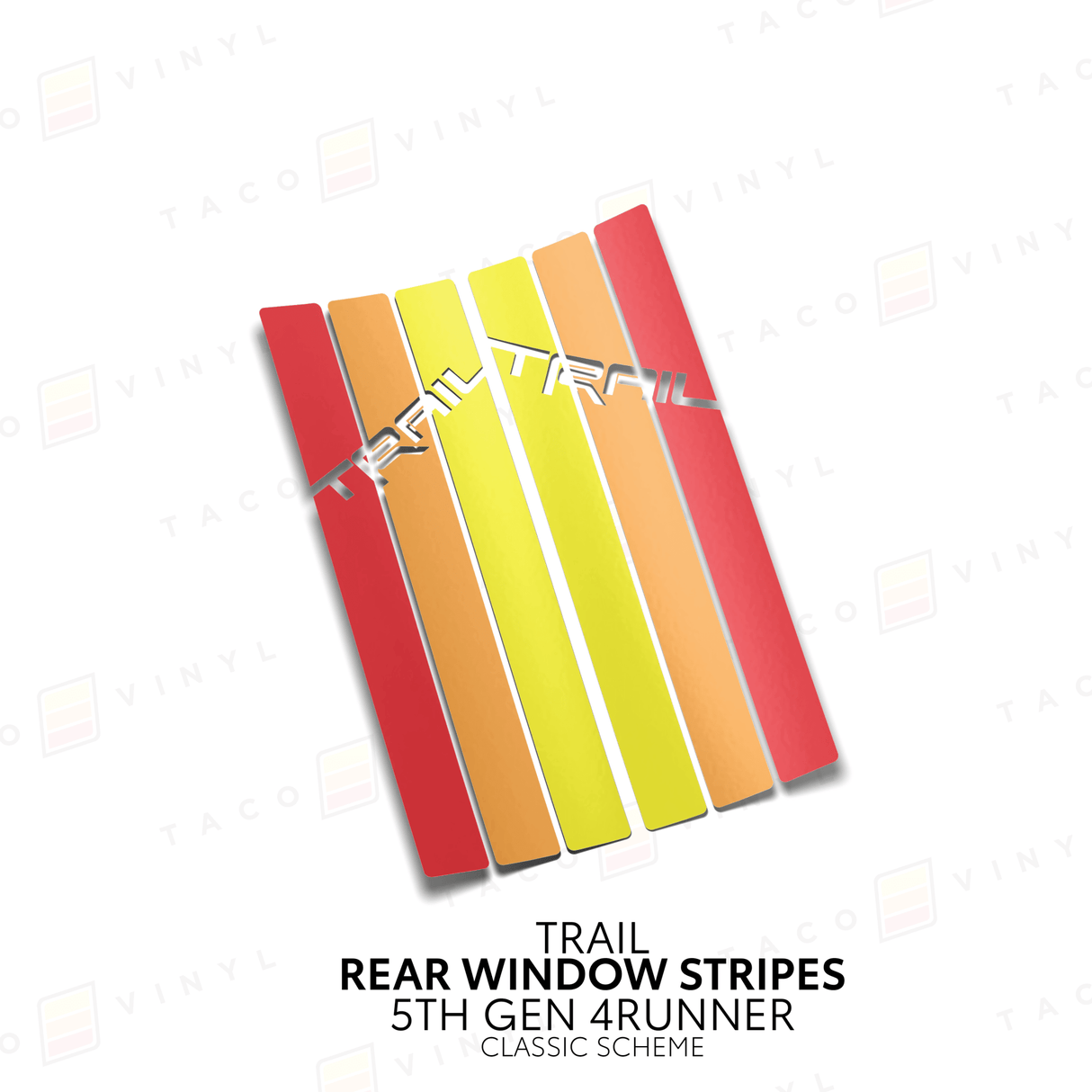 4Runner Rear Window Stripes - Xtrusion Overland