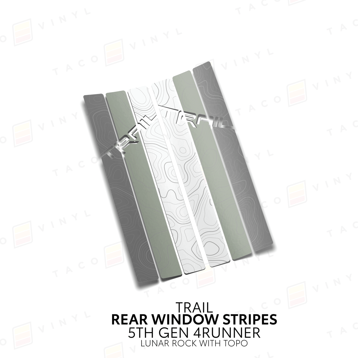 4Runner Rear Window Stripes - Xtrusion Overland