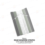 4Runner Rear Window Stripes - Xtrusion Overland
