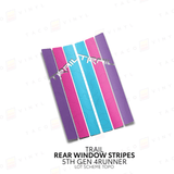 4Runner Rear Window Stripes - Xtrusion Overland