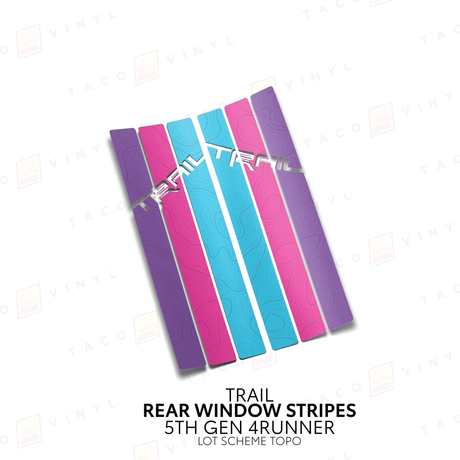 4Runner Rear Window Stripes - Xtrusion Overland