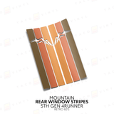 4Runner Rear Window Stripes - Xtrusion Overland