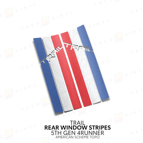 4Runner Rear Window Stripes - Xtrusion Overland