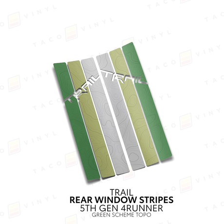 4Runner Rear Window Stripes - Xtrusion Overland