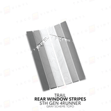 4Runner Rear Window Stripes - Xtrusion Overland