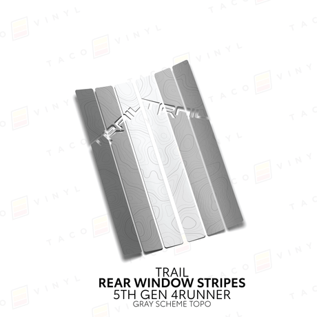 4Runner Rear Window Stripes - Xtrusion Overland