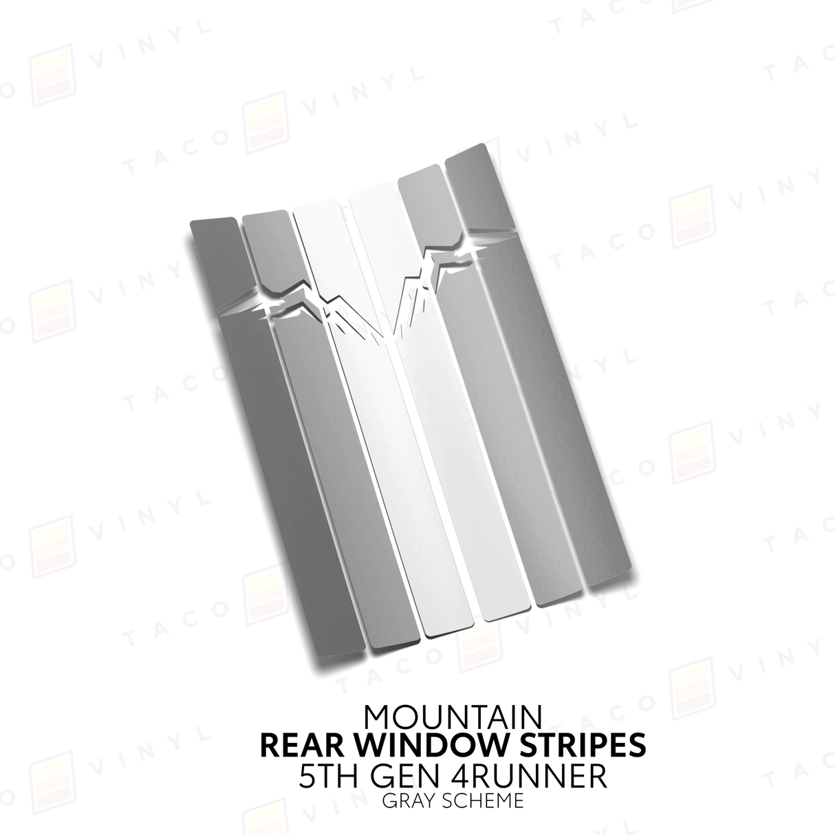 4Runner Rear Window Stripes - Xtrusion Overland