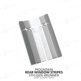 4Runner Rear Window Stripes - Xtrusion Overland