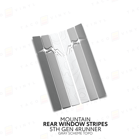 4Runner Rear Window Stripes - Xtrusion Overland