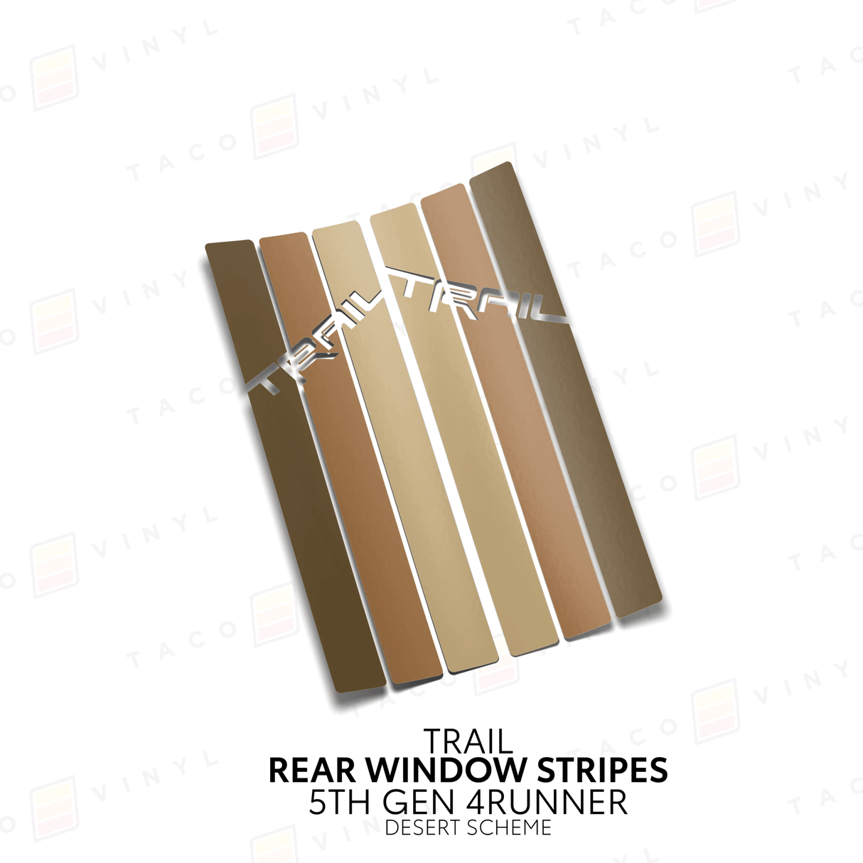4Runner Rear Window Stripes - Xtrusion Overland