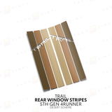 4Runner Rear Window Stripes - Xtrusion Overland