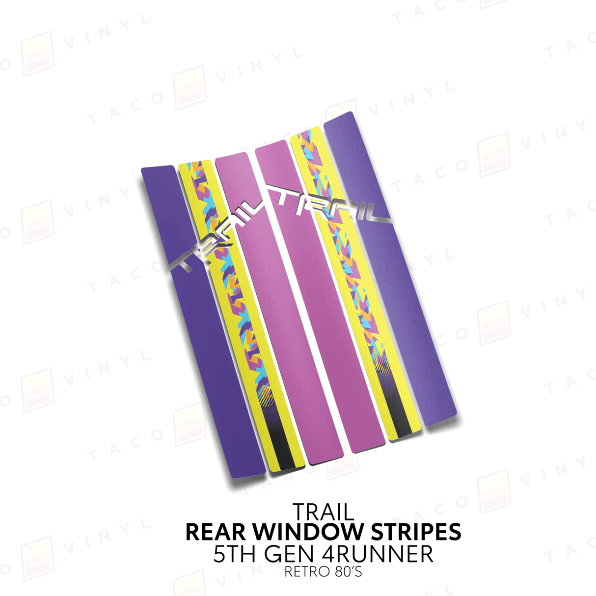 4Runner Rear Window Stripes - Xtrusion Overland