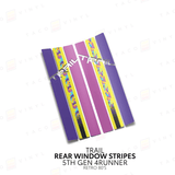 4Runner Rear Window Stripes - Xtrusion Overland