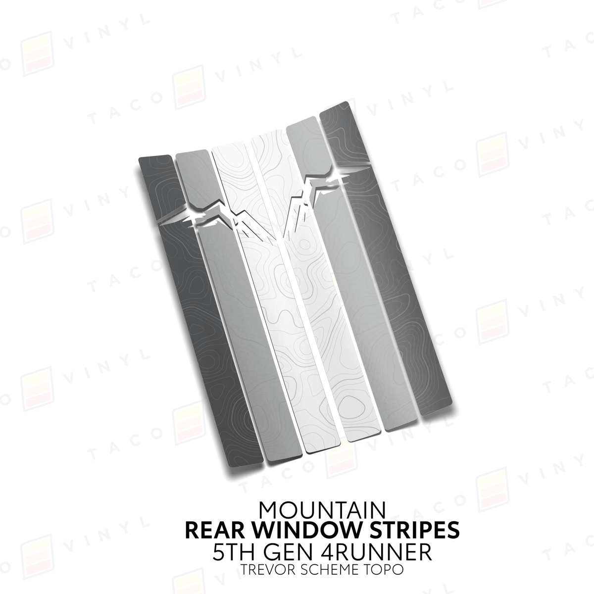4Runner Rear Window Stripes - Xtrusion Overland