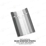 4Runner Rear Window Stripes - Xtrusion Overland