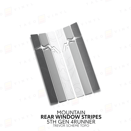 4Runner Rear Window Stripes - Xtrusion Overland