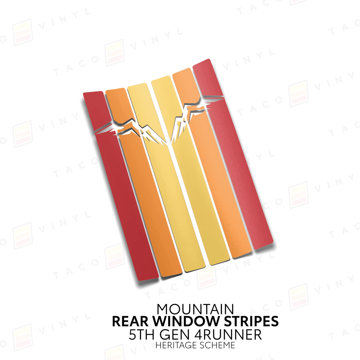 4Runner Rear Window Stripes - Xtrusion Overland