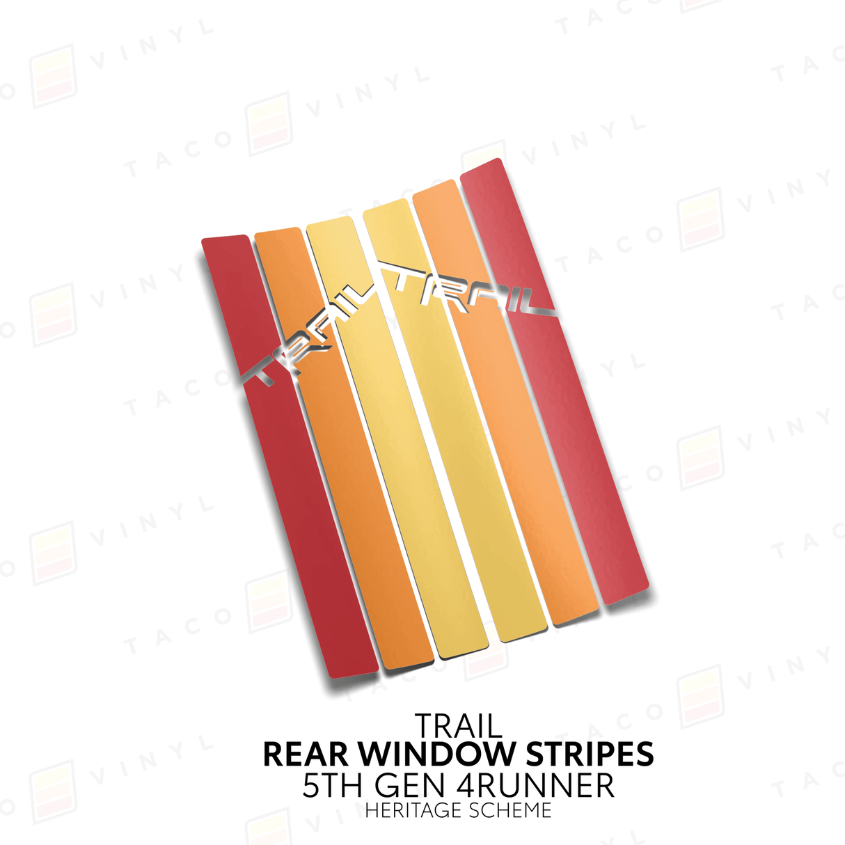 4Runner Rear Window Stripes - Xtrusion Overland