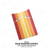4Runner Rear Window Stripes - Xtrusion Overland