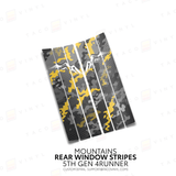 4Runner Rear Window Stripes - Xtrusion Overland
