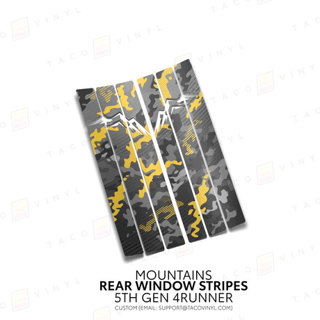 4Runner Rear Window Stripes - Xtrusion Overland