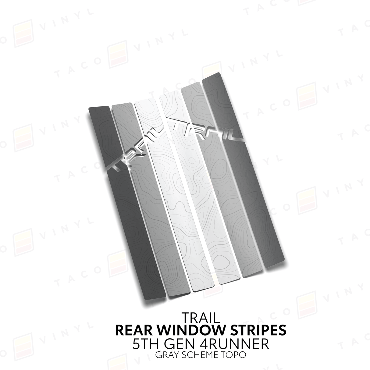 4Runner Rear Window Stripes - Xtrusion Overland