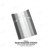 4Runner Rear Window Stripes - Xtrusion Overland