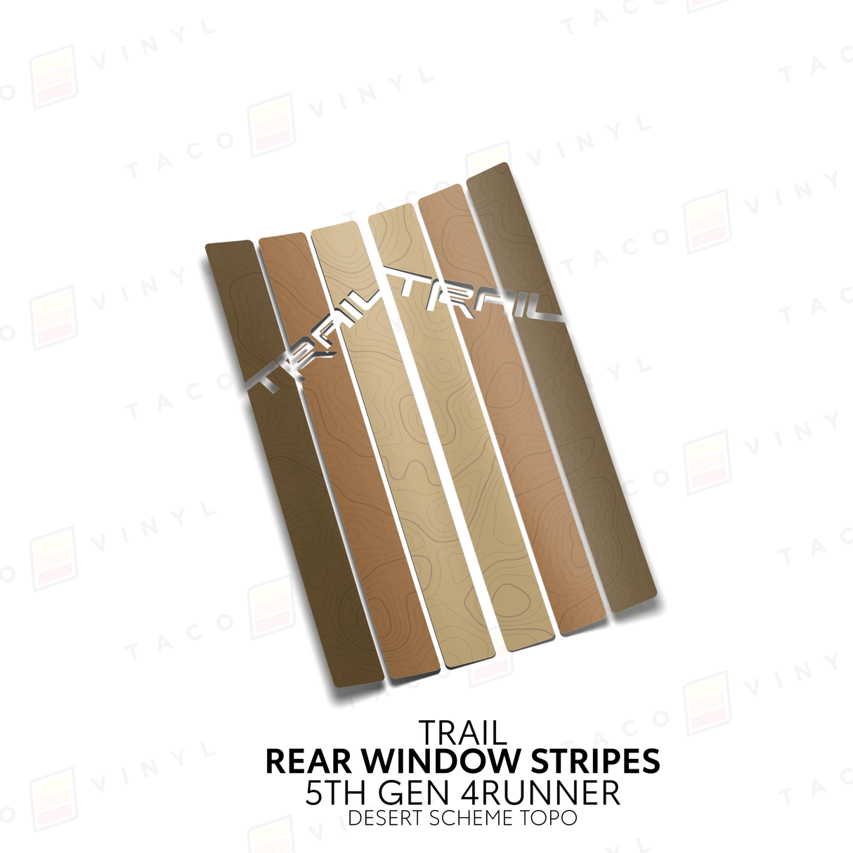 4Runner Rear Window Stripes - Xtrusion Overland