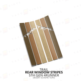 4Runner Rear Window Stripes - Xtrusion Overland