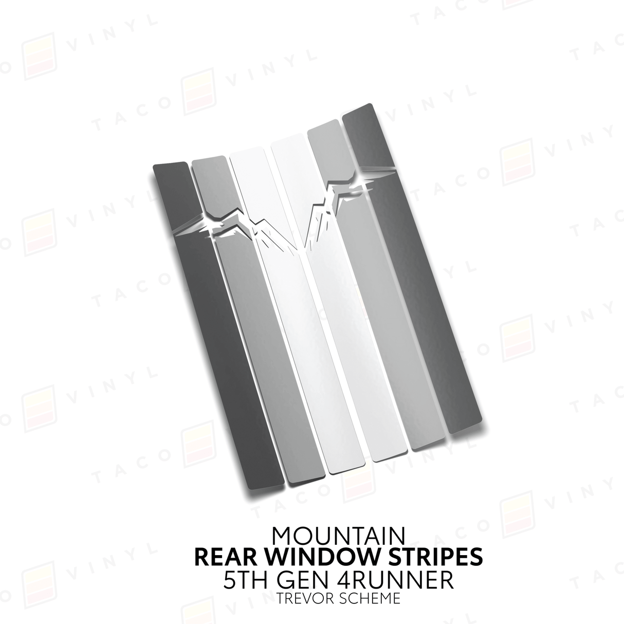 4Runner Rear Window Stripes - Xtrusion Overland