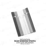 4Runner Rear Window Stripes - Xtrusion Overland