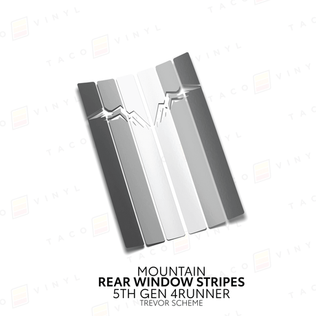4Runner Rear Window Stripes - Xtrusion Overland