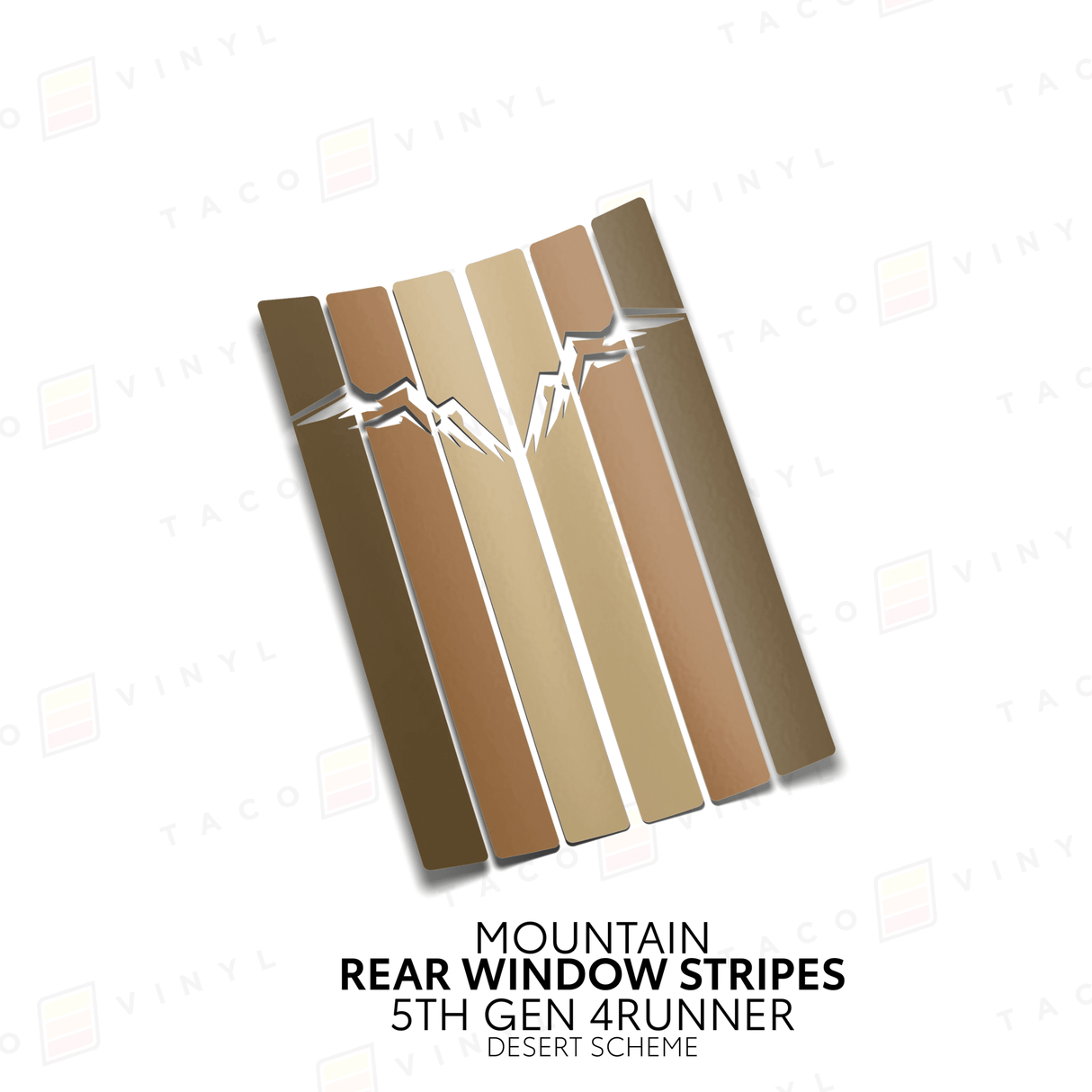 4Runner Rear Window Stripes - Xtrusion Overland