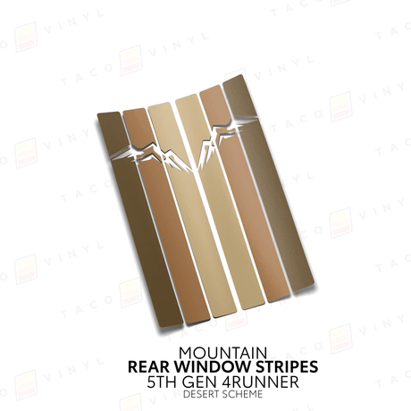 4Runner Rear Window Stripes - Xtrusion Overland