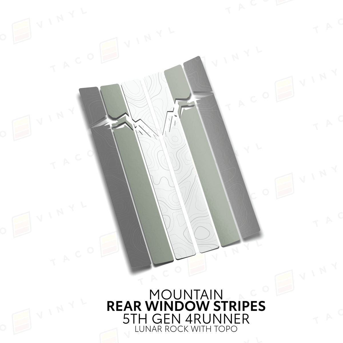 4Runner Rear Window Stripes - Xtrusion Overland