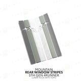 4Runner Rear Window Stripes - Xtrusion Overland