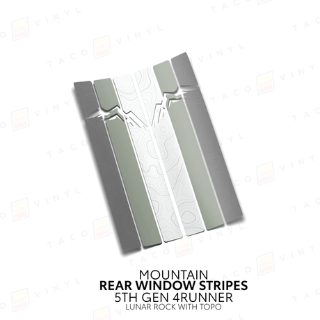 4Runner Rear Window Stripes - Xtrusion Overland