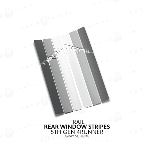 4Runner Rear Window Stripes - Xtrusion Overland