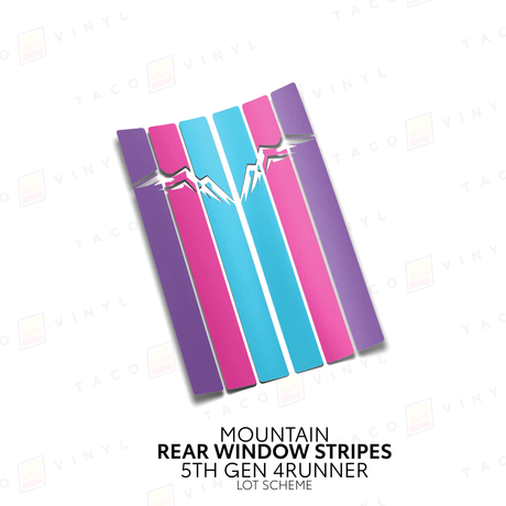 4Runner Rear Window Stripes - Xtrusion Overland