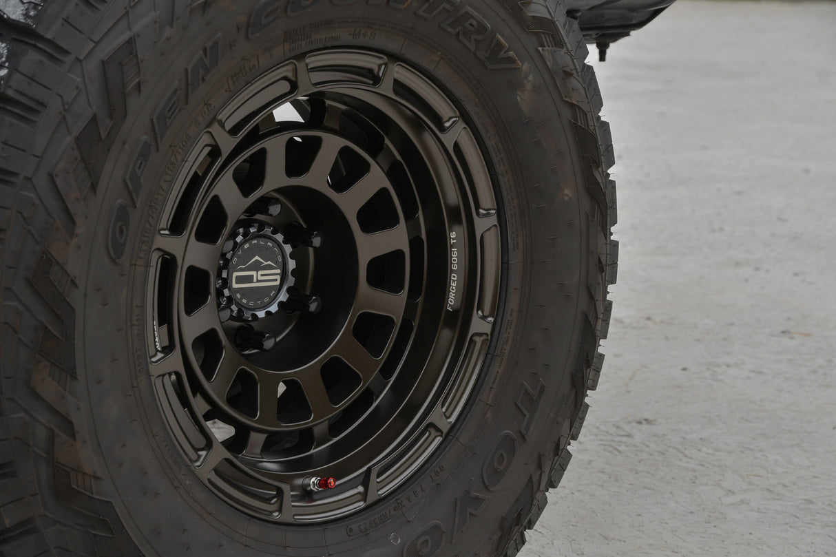 Overland Sector Badlander Forged 17x9 -35 6x139.7mm 106.1mm All Satin Mocha Bronze